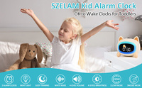 Despertador de escritorio eléctrico para niños, reloj inalámbrico portátil con luz solar, Alarma para dormir, Moderno