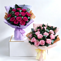 Vente en gros de roses éternelles personnalisées avec logo, bouquet de fleurs éternelles de qualité supérieure, boîte cadeau, décoration de mariage, décoration de remise de diplôme, décoration de la maison, Saint-Valentin