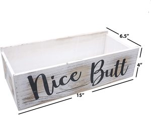 <strong>Nice</strong> Butt Bathroom <strong>Box</strong> Toilet <strong>Storage</strong> <strong>Box</strong> Toilet Paper <strong>Storage</strong> Back of Toilet <strong>Box</strong> - Product Image 2