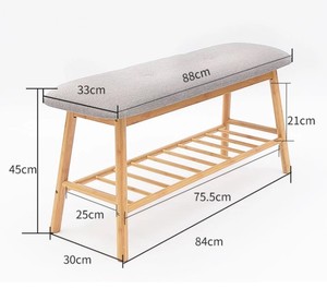 New Giày Đơn Giản Thay Đổi Phân Rắn Gỗ Hộ Gia Đình Giày Thay Đổi Thiết Bị Trong Phòng Khách - Product Image 6