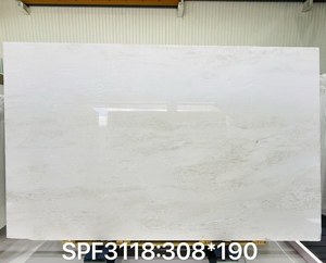 Pierre naturelle polie en marbre de jade blanc de texture blanche élégante pour les projets commerciaux et résidentiels de conception de maison moderne - Product Image 2