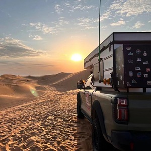 4X4 Ánh Sáng Trọng Lượng Off Road Pick up Có Thể Gập Lại Mái Xe Tải <span class=keywords><strong>Camper</strong></span> Caravan Trailer RV - Product Image 5