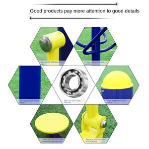 Profissional fabricado ao ar livre Fitness equipamentos Steel Square para a Comunidade Sports Park & Fitness Path - Product Image 2