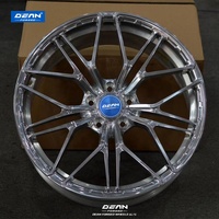 Pour Benz E260/300/400 E63 DEAN Jantes forgées DP026 19 pouces en alliage d'aluminium poli 6061 15-24 pouces Personnalisation de voiture sur mesure 5x112/114.3/120/130