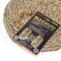 Capsules d'amélioration de la libido masculine Magnum 5000K, 1 capsule pour 7 jours, 100% fibres alimentaires naturelles à base de plantes, promotion de prix