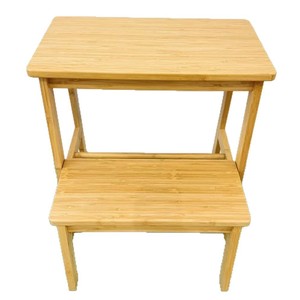 <b>Bamboo</b> Step <b>Stool</b> 45x42x46cm Multi-Function Indoor Home <b>Stool</b> Ottoman - Product Image 1