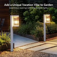 Nouvelles lampes solaires LED de jardinage IP65 2024 avec capteur de lumière, contrôle de la luminosité, angle de faisceau de 360° et IRC 90 pour la cour