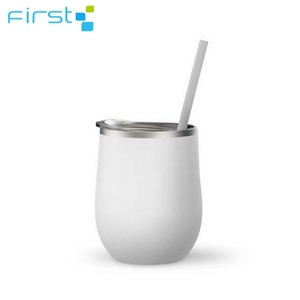 12OZ personalizado nuevo diseño <span class=keywords><strong>de</strong></span> color blanco térmica Acero inoxidable taza doble pared <span class=keywords><strong>vino</strong></span> <span class=keywords><strong>vaso</strong></span> - Product Image 1