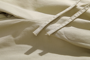 <span class=keywords><strong>Pantaloni</strong></span> Cargo Vintage da Uomo, Vestibilità Ampia, Stile High Street, 100% Cotone, Elastico in Vita, Orlo Regolabile con Laccetti, <span class=keywords><strong>Pantaloni</strong></span> da Lavoro Utility - Product Image 5