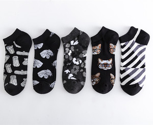 <span class=keywords><strong>Chaussettes</strong></span> pour hommes en gros, tendance, en coton, créatives, respirantes, personnalisées, grandes tailles, <span class=keywords><strong>chaussettes</strong></span> courtes 2026 - Product Image 6