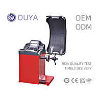 Équilibreuse de roues 0,2 kW pour atelier automobile, 220 V, 65 kg, jantes 10-24 pouces, voiture, camion, garage