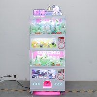 Distributeur automatique de capsules de jouets à double couche, professionnel, à monnayeur et accepteur de billets, grande capacité, pour centre commercial