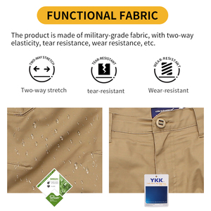 Mersongear all'ingrosso della fabbrica Pantalones Pantaloni Tattico Mens Cargo Pantaloni da trekking impermeabile tattico pantaloni per gli uomini - Product Image 3