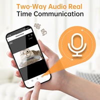 Distributeur de nourriture intelligent pour animaux NicePets avec caméra intégrée |   Distributeur programmable avec surveillance à distance et communication bidirectionnelle |   Distributeur de nourriture pour chat et chien avec enregistrement et vision nocturne infrarouge