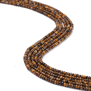 Cuentas Sueltas de Piedras Preciosas Marrones con Corte Brillante de 8 mm, Cuentas Minerales, Tamaño Personalizado, Tratamiento Térmico, Piedra Preciosa Natural - Product Image 1