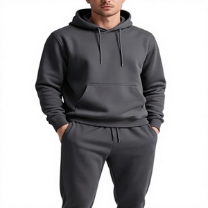 Conjunto Deportivo de Felpa de Lujo para Hombre, Ropa Deportiva Térmica Cálida, Ropa Informal de Entrenamiento - Product Image 1