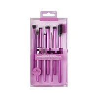 1991 Real Technique 8 pièces professionnel précis ombre à paupières pinceaux de maquillage ensemble plat ventilateur brosses marque privée pour les cils