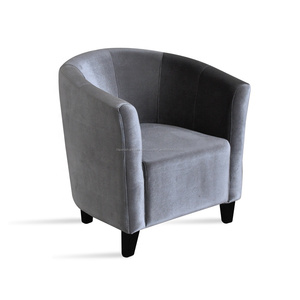 (SP-<span class=keywords><strong>HC570</strong></span>) Venta caliente de goma de piernas de madera tapizados de comedor de cuero sillón para restaurante - Product Image 4