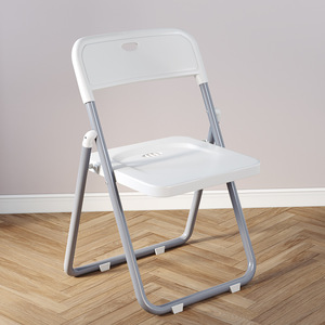 Chaise de salle à manger pliante moderne multicolore en plastique et acier, durable, pour usage extérieur et espaces commerciaux - Product Image 5