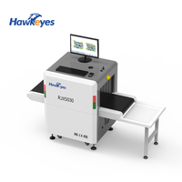 Mesin Pemindai Bagasi Sinar-X Hawkeyes 500x300mm, Sistem Inspeksi Keamanan Bagasi Sinar-X