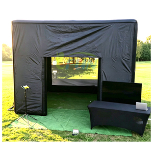 Carpa Inflable Personalizada para Simulador de Golf, Recinto Inflable para Simulador de Golf en Interiores y Exteriores con Pantalla de Cine para Entrenamiento de Golf - Product Image 3