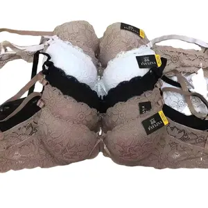 NH004 high quality wholesale women fashion push up white black sexy lace bra