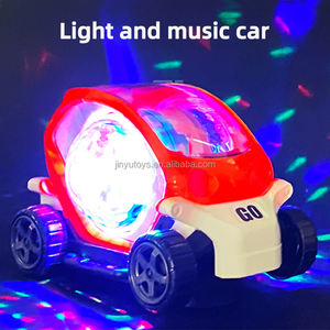 Nuevo Juguete <span class=keywords><strong>de</strong></span> Coche Eléctrico para Niños con Luz 3D Giratoria, Música Colorida y Dibujos Animados <span class=keywords><strong>de</strong></span> Tráfico, 360 °   Juego <span class=keywords><strong>de</strong></span> Juguetes <span class=keywords><strong>de</strong></span> Autos Giratorios para Niños - Product Image 2