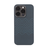Nouvelle conception d'usine compatible avec iPhone 15 Pro Max étui magnétique étui de téléphone portable en aramide antichoc avec aimant