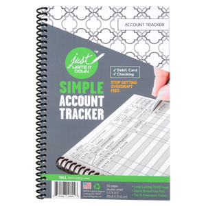 Libreta de registro de cheques y tarjetas de débito, blanca, estándar, con espiral. - Product Image 6