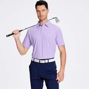 Camisas de golf para hombres Absorbe la humedad Manga corta Rendimiento Dry Fit Active Mens Polos - Product Image 6