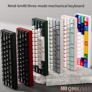คีย์บอร์ด MMD KM40 CNC อลูมิเนียม ชุบอโนไดซ์/อิเล็กโทรโฟรีซิส 44 ปุ่ม ไร้สาย 3 โหมด แบตเตอรี่ 2000mAh ตั้งโปรแกรมได้ รองรับ QMK/VIA สำหรับ WIN/MAC - Product Image 2