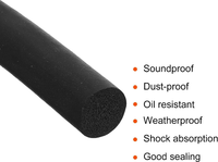 Bande en caoutchouc éponge anti-âge, résistante à l'usure, résistante aux UV, en silicone, NBR, FKM, EPDM, mousse auto-adhésive pour soudure