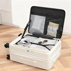 <strong>24</strong> <strong>Inch</strong> Cabin Spinner <strong>Suitcase</strong> with Front Quick Access Lid and Extra Expansion Capacity Luggage - Product Image 5