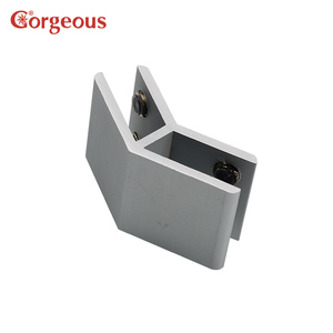 <span class=keywords><strong>Alluminio</strong></span> 'T' a forma di croce stile e 'L' 'forma di vetro staffa a quattro lati metallo cornice staffa di vetro adatto per il vetro - Product Image 4