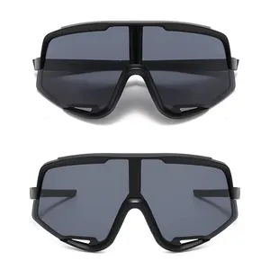 Drbike — lunettes de soleil à grande monture brillante pour hommes, verres de sport à miroir, pour cyclisme en plein air, DLS8229