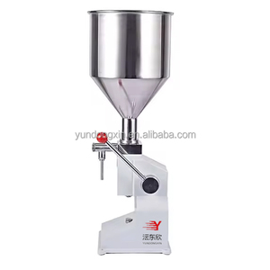 A03 1000BPH yarı otomatik pnömatik dolum makinesi suyu bal süt su içecek kimyasalları cam şişeler için - Product Image 6