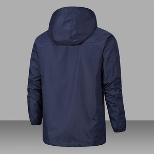 Chaqueta Cortavientos para Hombre, Cómoda, Ligera, con Capucha, para Viajes, Deportes y Uso Diario Informal - Product Image 3
