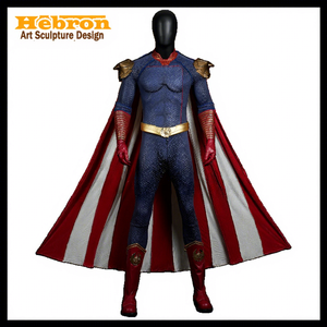 Costume de personnage Homelander 20 pour adulte, personnalisable et en stock – Short, leggings, robes, hauts en matière élastique – Unisexe pour événements d'Halloween - Product Image 1