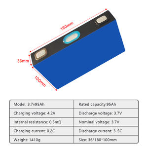 Baterai isi ulang Ion Lithium 3.7v 95ah 93ah 120ah untuk penyimpanan energi surya EV baterai 116ah 117Ah baterai prisma catl NMC - Product Image 3