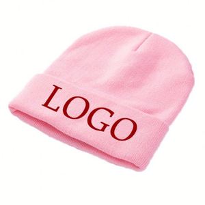 Personalized 5-Panel Canvas Cotton Beanies Wholesale Knit Beanie with LOGO Custom Adult <b>Hats</b> <b>for</b> Men Women - Product Image 1