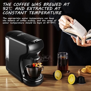 Cafetera 3 en 1 para Cápsulas de Café, Compatible con Nespresso y <span class=keywords><strong>Dolce</strong></span> <span class=keywords><strong>Gusto</strong></span>, para Hogar, Hotel u Oficina, 0.6L, 1450W - Product Image 2