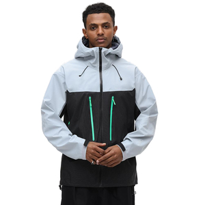 <span class=keywords><strong>Veste</strong></span> de randonnée sportive imperméable à 3 couches coupe-vent en gros, entièrement scellée, avec capuche, imperméable, pour les activités de plein air estivales - Product Image 5