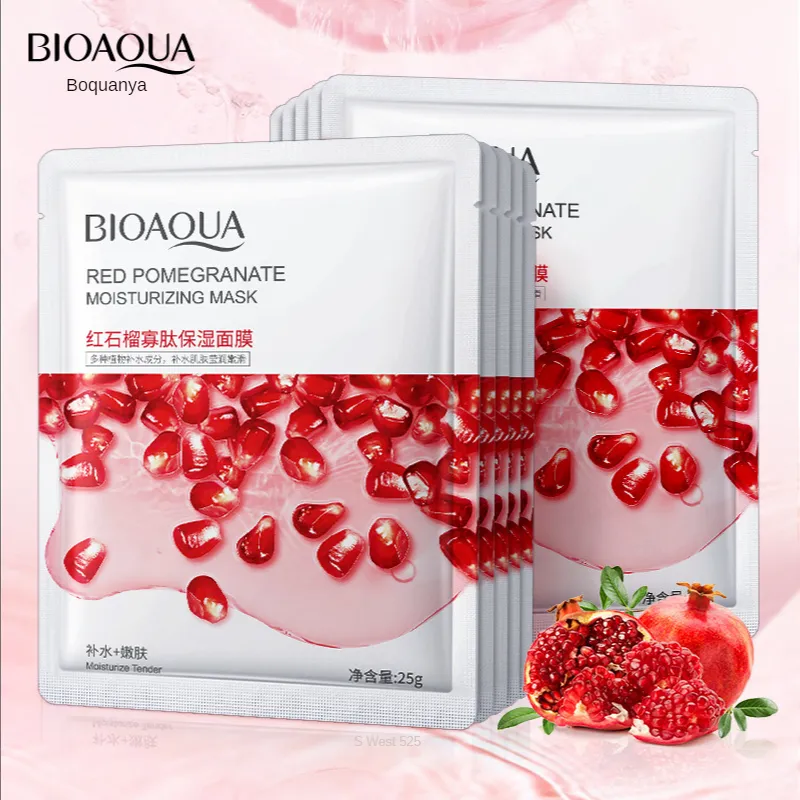 Private Label Beauty Fruit Face Maskss Vegan Anti Aging Facial Mask Paper Sheet Korean Skin Care Natural Moisturizing Face Mask