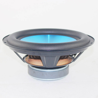 Subwoofer de voiture 10 pouces 120W RMS, panier en fer, bobine simple, bleu