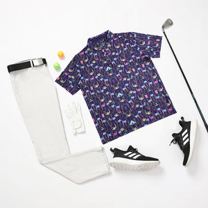 2024 Logo personnalisé athlétique séchage rapide coupe ajustée tricot Sport pour polos à manches courtes grande taille vêtements de Golf Design de mode - Product Image 4