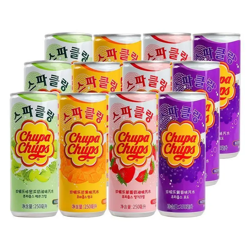 Groothandel Korea 250Ml Frisdrank Concentraat Exotische Dranken Snacks Blikjes Drinken Frisdrank