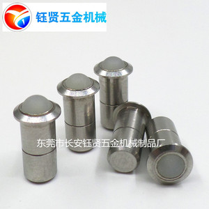 Stainless Steel Elastic Plunger D5 L11 Cylindrical Head <b>Polished</b> High Accuracy For <b>Plastic</b> Machinery Parts - Product Image 2