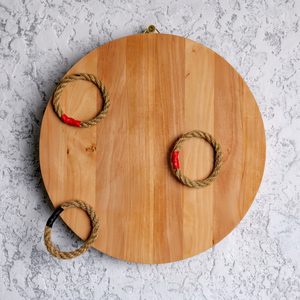 Décoration murale ronde en bois personnalisée, style bohème, pour les activités de rassemblement familial et les enfants, vente en gros, approvisionnement B2B - Product Image 1