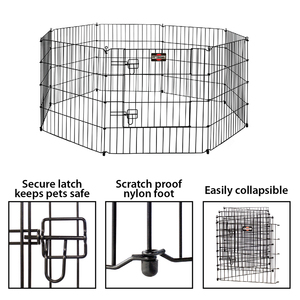 Alambre interior Cachorro <span class=keywords><strong>Perro</strong></span> Pluma <span class=keywords><strong>Corral</strong></span> Ajustable 8 Paneles Cachorro <span class=keywords><strong>Perro</strong></span> <span class=keywords><strong>Corral</strong></span> para la venta - Product Image 6