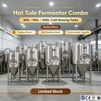 Tanque de Fermentación de Alcohol de Acero Inoxidable, Fermentador para Destilería de Licores, Sanitario, SS304, 200L-2000L